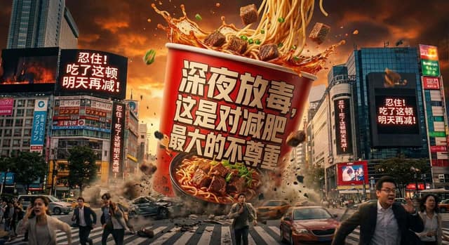 巨物恐惧症风格，好莱坞灾难片质感 AI 提示词效果图