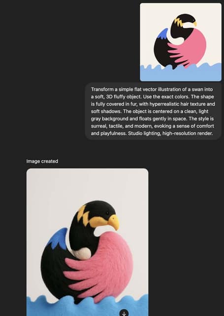 illustration AI 提示词效果图