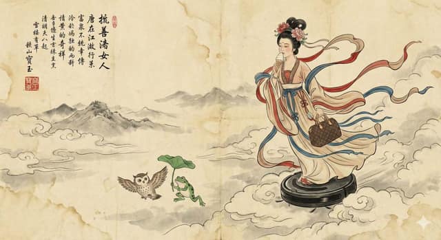 仙女站扫地机器人 AI 提示词效果图