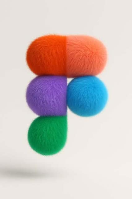 fluffy logo AI 提示词效果图