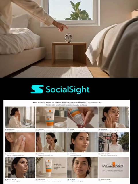 法式药妆商业分镜封面 AI 提示词效果图