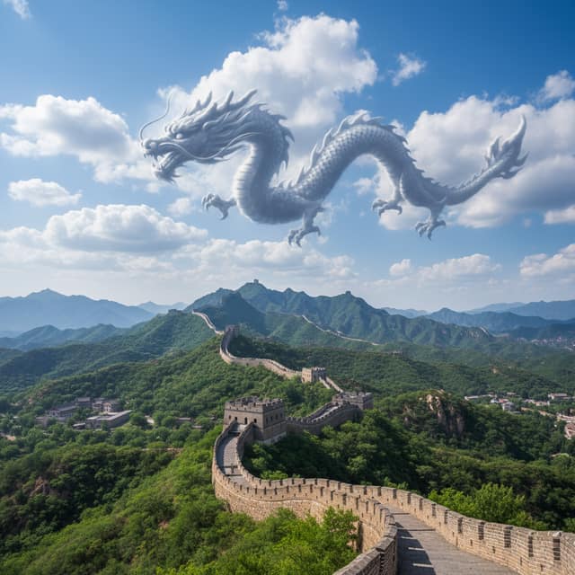 云彩艺术 AI 提示词效果图