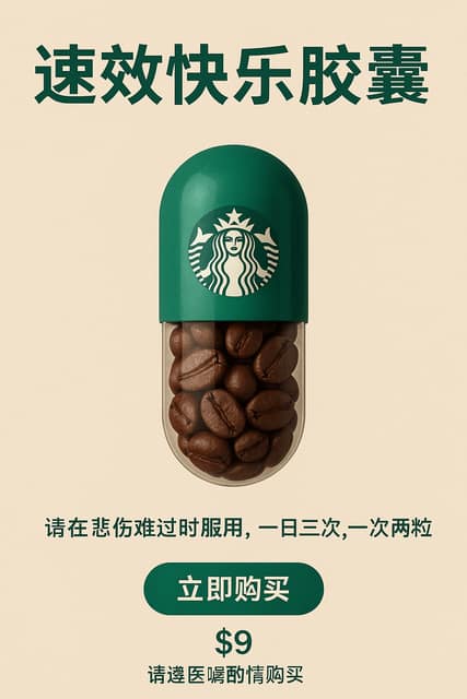 快乐胶囊制作 AI 提示词效果图