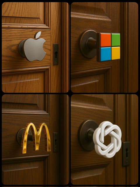 a luxurious wooden door AI 提示词效果图