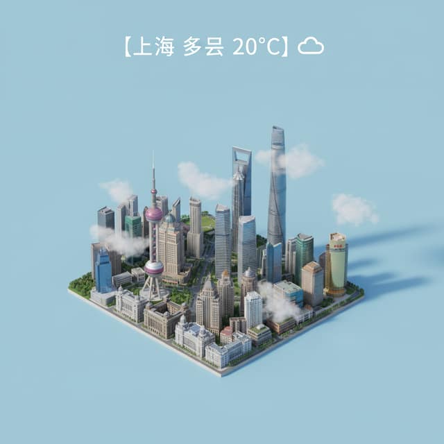 特色城市天气预报 AI 提示词效果图