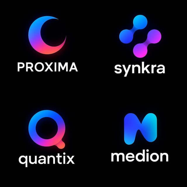 NeoGradient标志设计 AI 提示词效果图