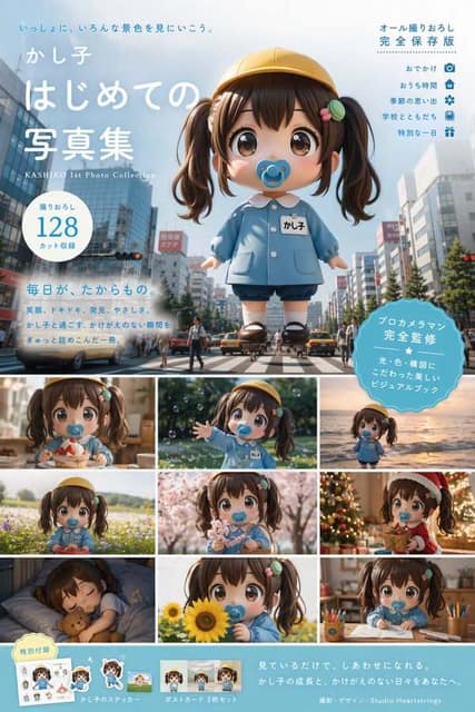 专业设计师打造角色写真集 AI 提示词效果图