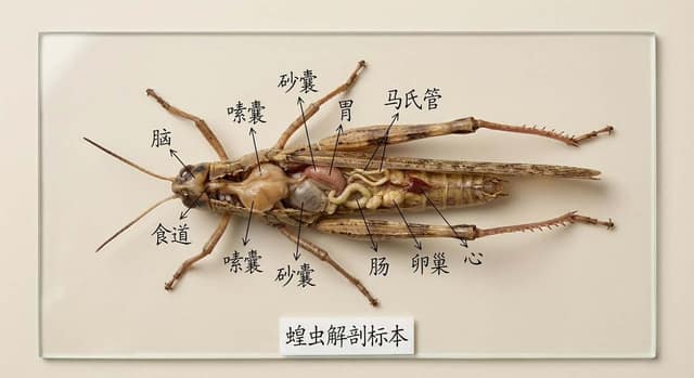 生物标本展示图 AI 提示词效果图