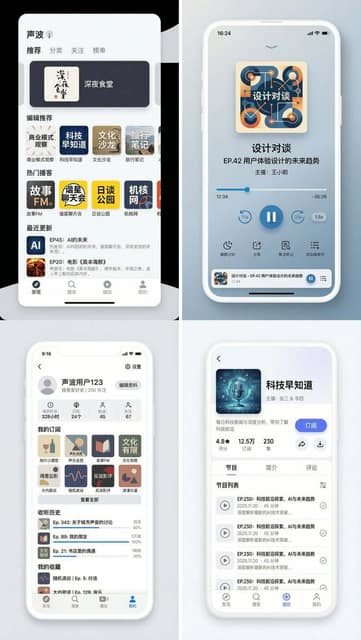 产品原型图 AI 提示词效果图