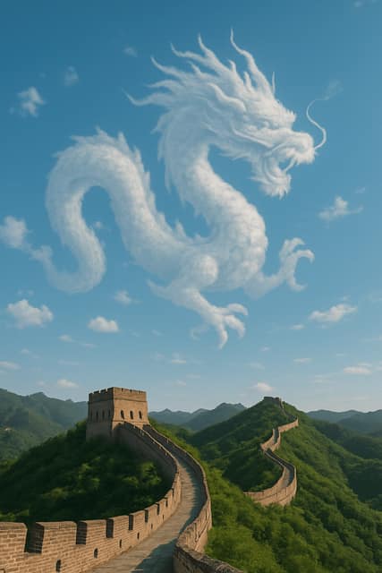 云朵艺术 AI 提示词效果图