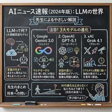 黑板风格的 AI 新闻摘要 AI 提示词效果图