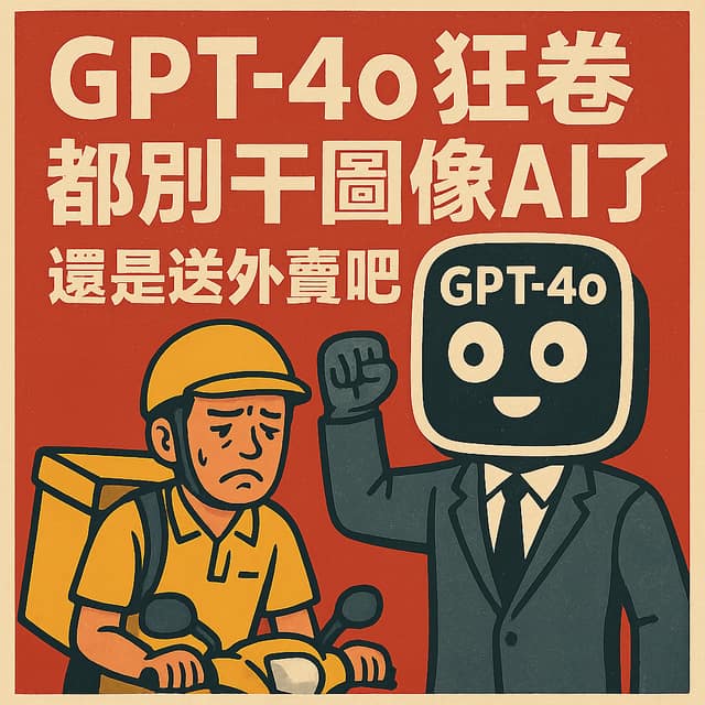 讽刺海报生成 AI 提示词效果图